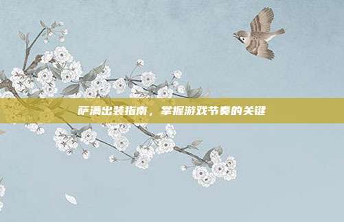 萨满出装指南,掌握游戏节奏的关键