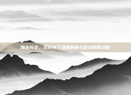 鹰击长空，汉化补丁深度解析与游戏策略攻略