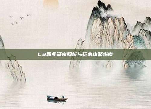 C9职业深度解析与玩家攻略指南