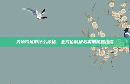 天谕玲珑带什么神格，全方位解析与实用策略指南