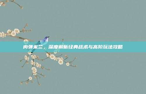 肉弹米兰,深度解析经典战术与高阶玩法攻略