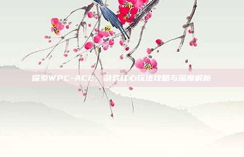 探索WPC-ACE,游戏核心玩法攻略与深度解析