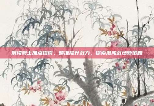 混沌骑士加点指南,精准提升战力,探索混沌战场新策略