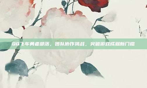 QQ飞车勇者部落,团队协作挑战,突破游戏成就新门槛