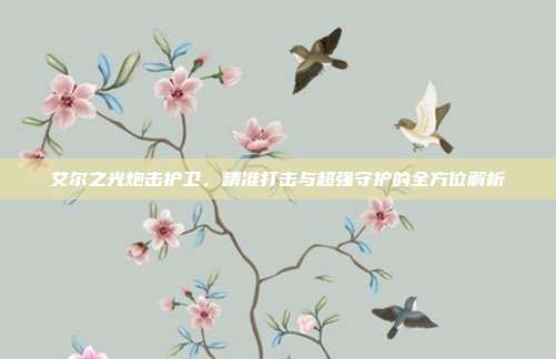 艾尔之光炮击护卫，精准打击与超强守护的全方位解析