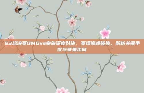 S3总决赛OMGvs皇族深度对决,赛场巅峰碰撞,解析关键争议与赛果走向