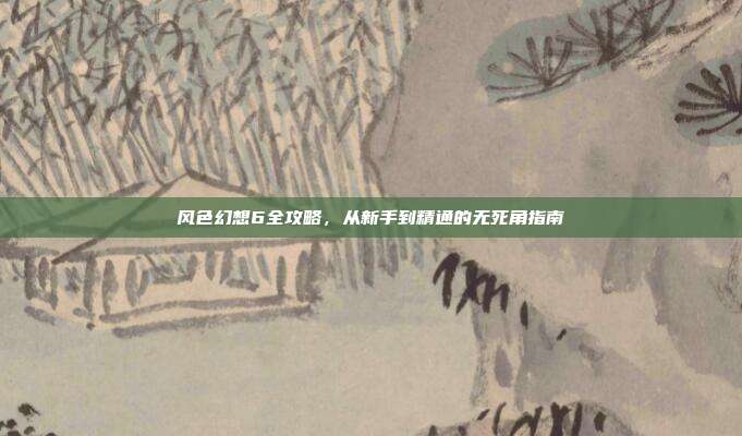 风色幻想6全攻略,从新手到精通的无死角指南