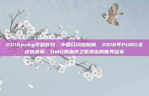 2018pubg夺冠时刻，中国红闪耀柏林，2018年PUBG全球邀请赛，OMG用血肉之躯拼出的世界冠军