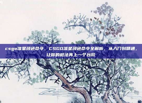csgo准星颜色命令，CSGO准星颜色命令全解析，从入门到精通，让你的枪法再上一个台阶
