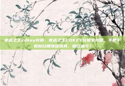 夜店之王cdkey兑换，夜店之王CDKEY兑换全攻略，手把手教你白嫖顶级道具，错过血亏！