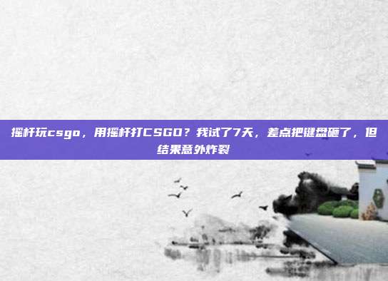 摇杆玩csgo，用摇杆打CSGO？我试了7天，差点把键盘砸了，但结果意外炸裂
