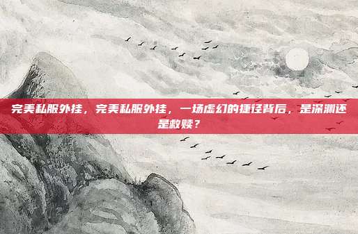 完美私服外挂，完美私服外挂，一场虚幻的捷径背后，是深渊还是救赎？