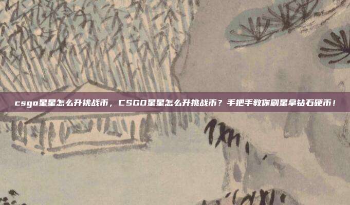 csgo星星怎么升挑战币，CSGO星星怎么升挑战币？手把手教你刷星拿钻石硬币！