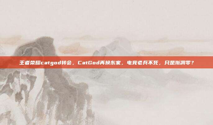 王者荣耀catgod转会,CatGod再换东家,电竞老兵不死,只是渐凋零?
