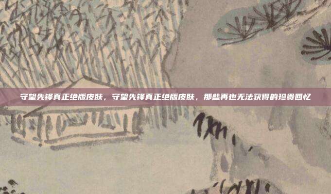 守望先锋真正绝版皮肤，守望先锋真正绝版皮肤，那些再也无法获得的珍贵回忆