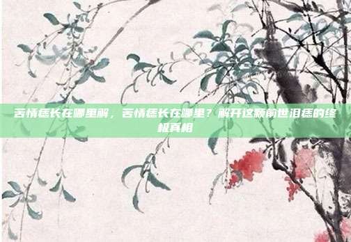 苦情痣长在哪里解，苦情痣长在哪里？解开这颗前世泪痣的终极真相