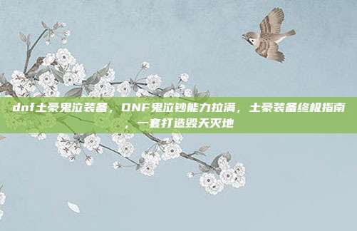 dnf土豪鬼泣装备，DNF鬼泣钞能力拉满，土豪装备终极指南，一套打造毁天灭地