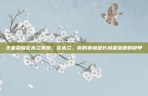 王者荣耀花木兰美图,花木兰,你的美就是长城最坚硬的铠甲