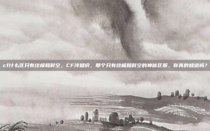 cf什么区只有终极和时空,CF冷知识,那个只有终极和时空的神秘区服,你真的知道吗?