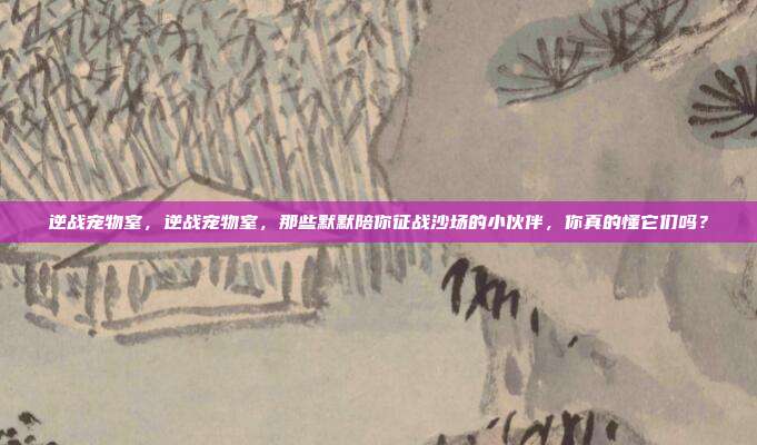 逆战宠物室,逆战宠物室,那些默默陪你征战沙场的小伙伴,你真的懂它们吗?