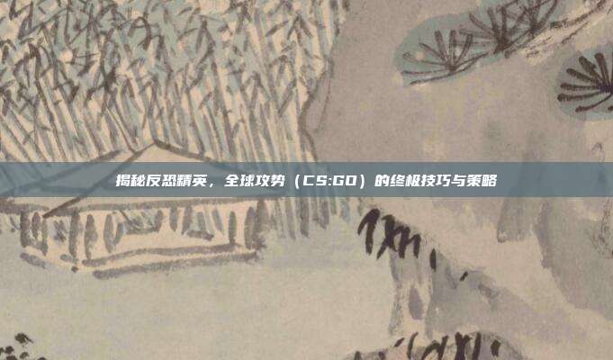 揭秘反恐精英,全球攻势(CS:GO)的终极技巧与策略