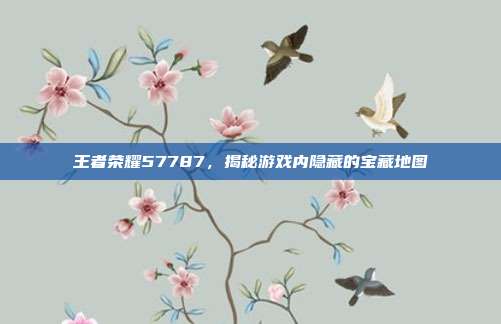 王者荣耀57787,揭秘游戏内隐藏的宝藏地图