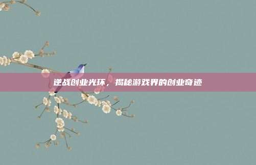 逆战创业光环,揭秘游戏界的创业奇迹