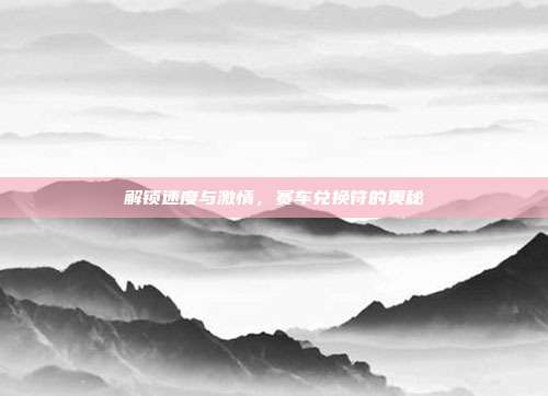 解锁速度与激情,赛车兑换符的奥秘