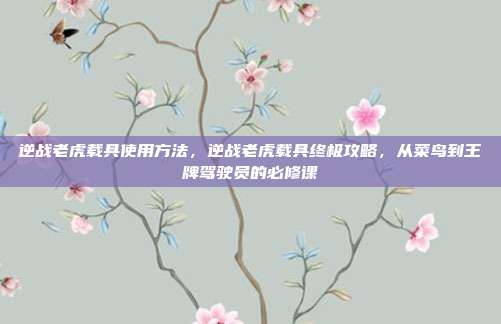 逆战老虎载具使用方法，逆战老虎载具终极攻略，从菜鸟到王牌驾驶员的必修课