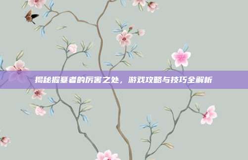 揭秘掘墓者的厉害之处,游戏攻略与技巧全解析