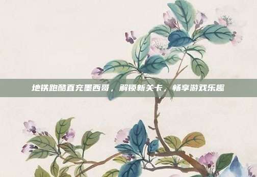 地铁跑酷直充墨西哥，解锁新关卡，畅享游戏乐趣