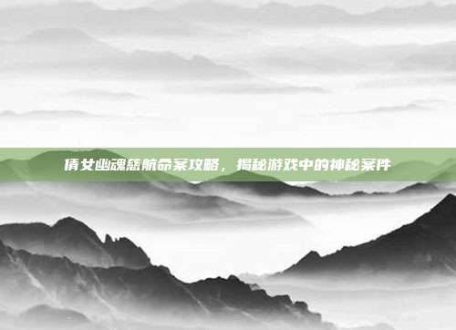 倩女幽魂慈航命案攻略，揭秘游戏中的神秘案件