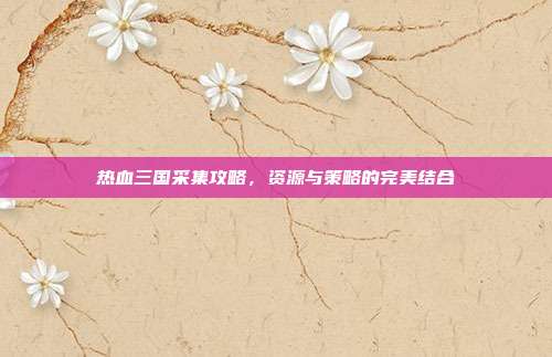 热血三国采集攻略,资源与策略的完美结合