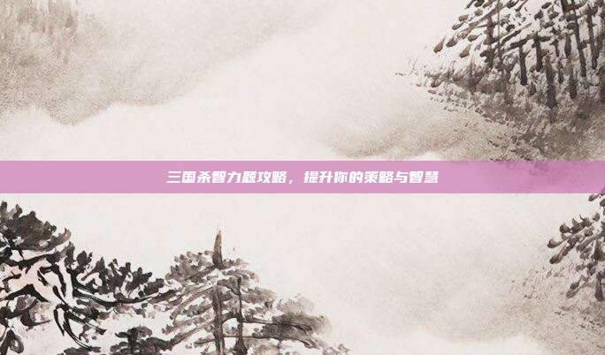 三国杀智力题攻略,提升你的策略与智慧