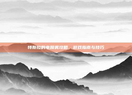 特斯拉的电喷雾攻略，游戏指南与技巧