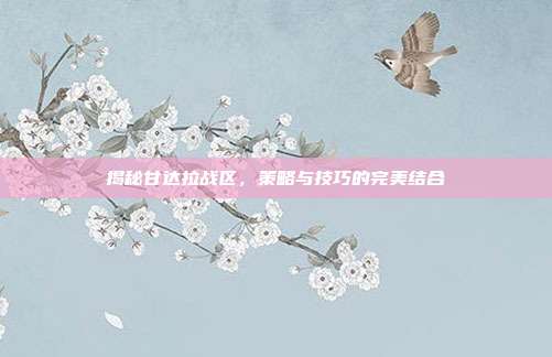 揭秘甘达拉战区，策略与技巧的完美结合