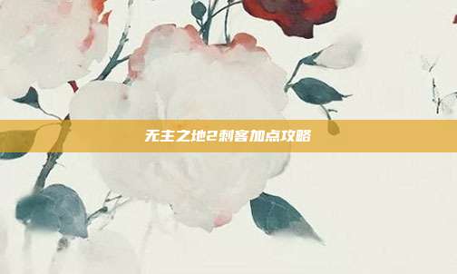 无主之地2刺客加点攻略