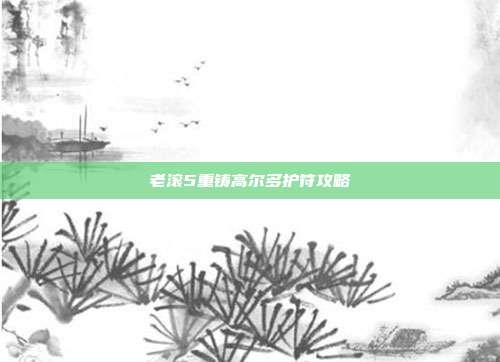 老滚5重铸高尔多护符攻略