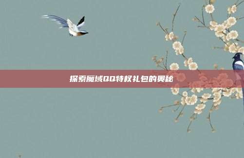 探索魔域QQ特权礼包的奥秘