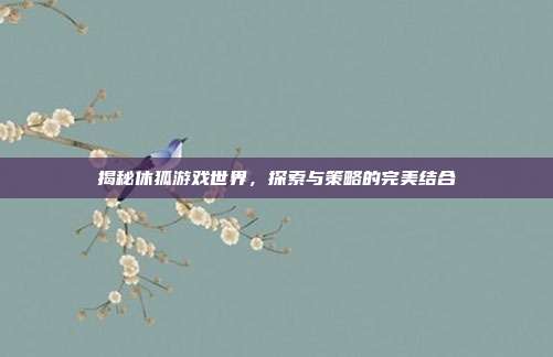 揭秘休狐游戏世界,探索与策略的完美结合